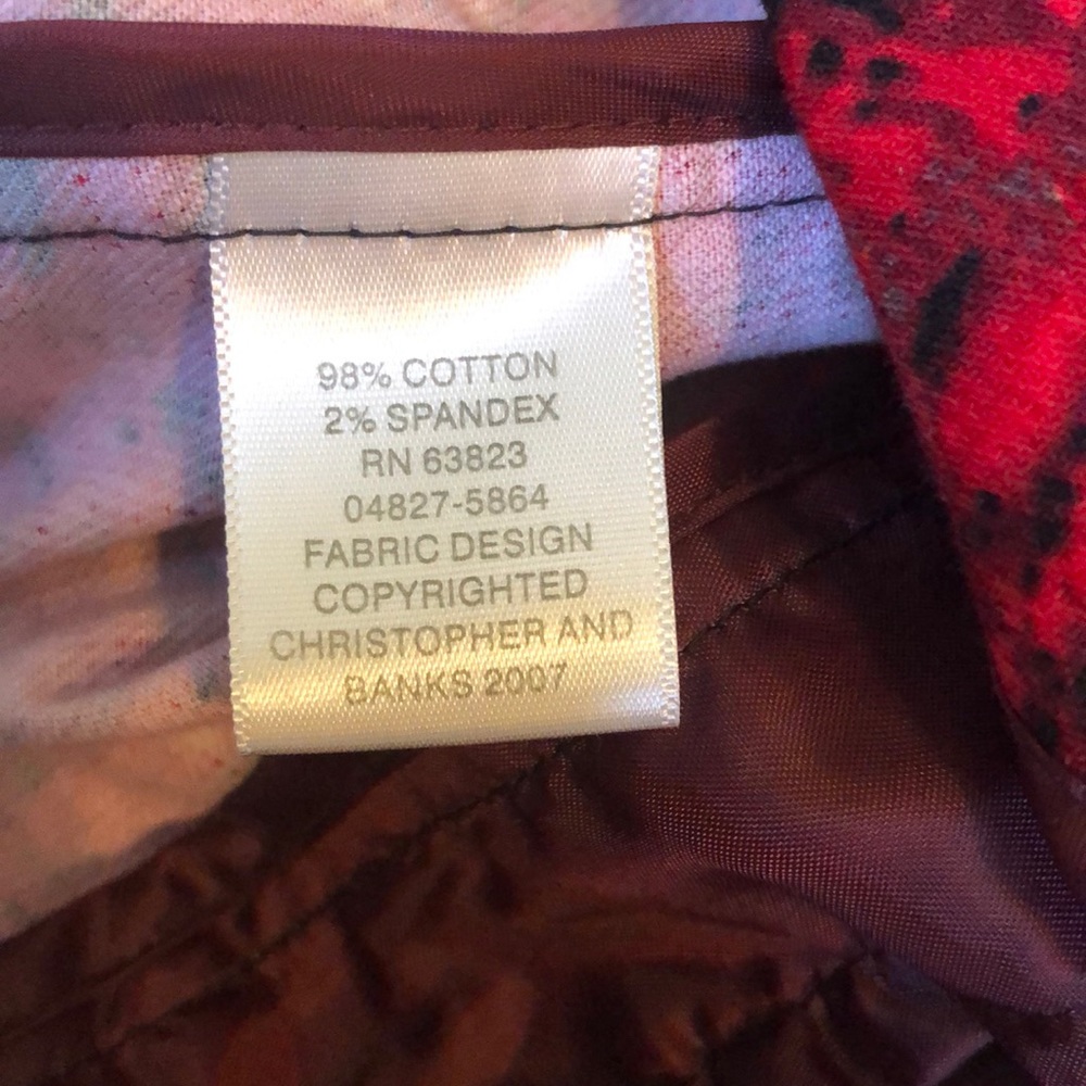 Red cotton jacket - Picture 5 of 5